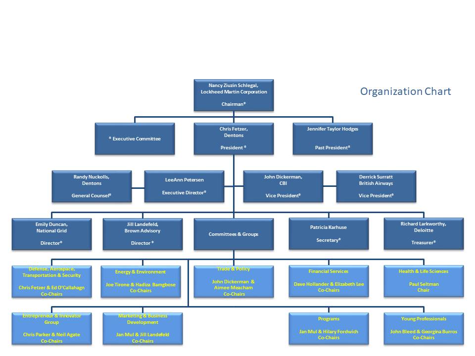 BABA Organization Chart - British American Business Association - BABA.